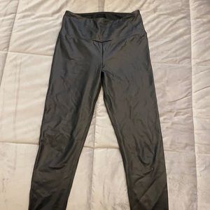 Faux leather leggings